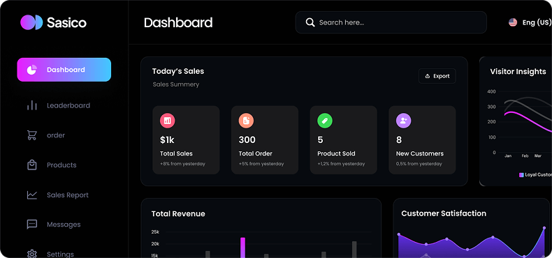 Cost efficient development solutions dark mode illustration
